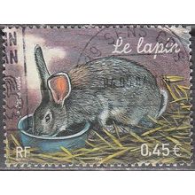 France 2004 Michel 3805 O Cote (2008) 1.15 € Le lapin Cachet rond