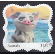 2025: DISNEY, MOANA 2, PART 3, $1.70 USED SELF-ADHESIVE MYSTAMP. 008