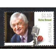 AUSTRALIA: 2020, WIDE WORLD OF SPORTS, RICHIE BENAUD, USED STAMP. 114/131
