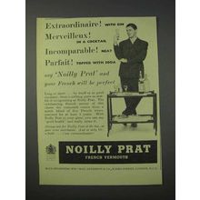 1959 Noilly Prat Vermouth Ad - Extraordinaire!