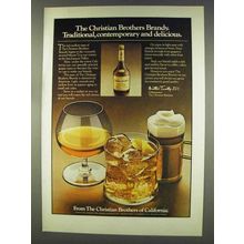 1977 Christian Brothers Brandy Ad - Delicious
