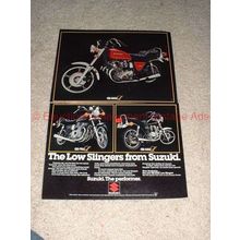 1979 Suzuki 2-page Low Slinger Motorcycle Ad, NICE!!
