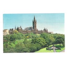 GLASGOW UNIVERSITY used postcard 1982 postmark =