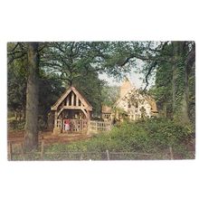 HOLLINGTON CHURCH-in-the-WOOD, ST. LEONARDS SUSSEX. used postcard c.1970 =