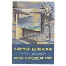 Anthony Whishaw Seascape With A Palm Tree Exhibition Painting Postcard