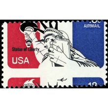 C87, Mint NH 18¢ Perfs Shifted Freak Error Airmail Stamp ** Stuart Katz