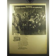 1974 Santana Borboletta Album Ad - Santana's steaming return