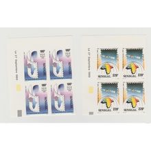Sénégal 1989 ND Imperf 30 ans CAPTEAO Map Landkarte Space Raumfahrt Espace