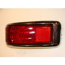 1946 1947 1948 DESOTO LH DS TAILLIGHT OEM GLASS LENS & HOUSING #CB13755
