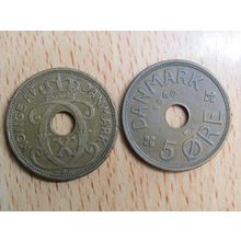 Denmark 1940 5 Ore Coin
