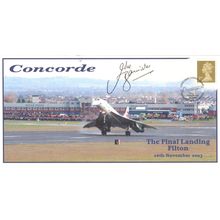 Mike Bannister Concorde Final Landing Filton Hand Signed FDC