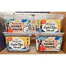 Choceur Milk Chocolate English Toffee & Dark Chocolate Coconut Almonds (4 Tubs)