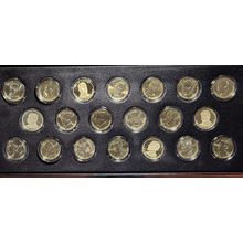2013 Everything Presidential Dollar 20 Coin Set, Proof and Premium Strike