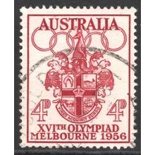 AUSTRALIA 1956: OLYMPIC GAMES MELBOURNE - 4d USED (G7)