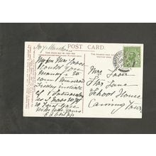 Genealogy postcard Mrs Laver Star Lane School House Canning Town London