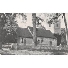 The Church, Offton, Suffolk : Pawsey printed postcard 1458