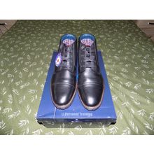 Mens Ben Sherman Prince Chukka Black Leather Ankle Boots