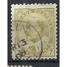 Canada 1903 SG180 7c Yellow-Olive Fine Used ...