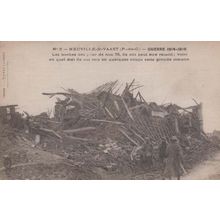 Neuville St Saint Vaast WW1 Military Bombardment French France Antique Postcard