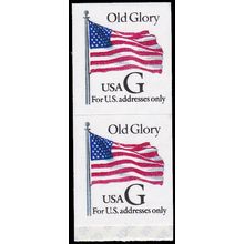 2886 32c G Old Glory Fine MNH BPS Vert Pair V4988