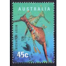 Australia 1998 Planet Ocean - Weedy Seadragon 45c Sheet Used