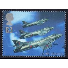 GB 1997 British Aircraft Designers - Sir Sydney Camm - Hawker Hunter 63p Used