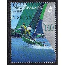 New Zealand 1999 Yachting - 18' Skiff $1.10 Used