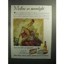 1944 Schlitz Beer Ad