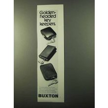 1971 Buxton Key-Tainers Ad - Golden-Headed Key Keepers