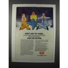 1974 Aetna Insurance Ad - Don't Just Sit There