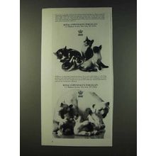 1979 Royal Copenhagen Cats and Polar Bears Ad