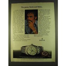 1980 Rolex Datejust Chronometer Ad - John Newcombe