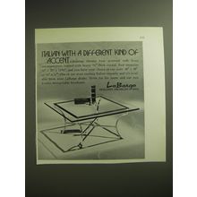 1974 La Barge Table Ad - Italian with a different kind of accent