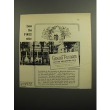 1952 Gideon Putnam Hotel Ad - Even the pines relax