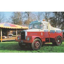 Pride Of Hampshire Dodgems Fairground Ride Lorry Postcard