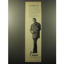 1960 Crompton Corduroy Advertisement - Coat by Lakeland