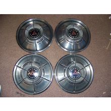 1970 1971 DODGE CHARGER DART 14" HUBCAPS OEM SET OF 4 POLARA MONACO