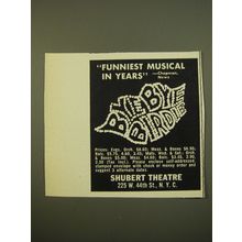 1961 Bye Bye Birdie Play Advertisement - Funniest musical in years