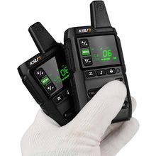 KSUN Long Range Walkie Talkies for Adults 22 FRS Channels LCD Screen,Flashlight