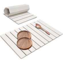 Large Stone Dish Drying Mat – 28" X 16" Fast Drying Absorbent Collapsible Dish D