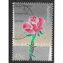 AUS 1998 45c 'HUMAN RIGHTS' FINE USED (EBID68-313)