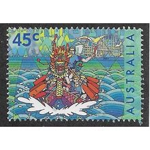 AUS 2001 45c 'HONG KONG JOINT ISSUE' FINE USED (EBID68-348)