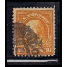 Used 416 10c Benjamin Franklin Barely Clears RA1891