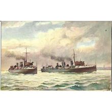 Naval HMS PETEREL & HMS BULLFINCH Tuck Oilette Postcard (9079)