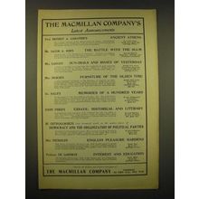 1902 The Macmillan Company Ad - Latest announcements