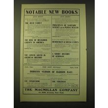 1902 The Macmillan Company Ad - Notable New Books