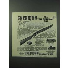1964 Sheridan Pneumatic Rifle Ad - All-American Gift