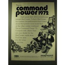 1971 Mercruiser Stern Drives Ad - This is command power 1972