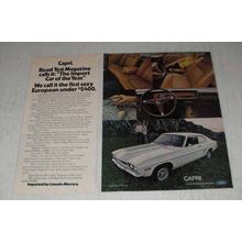 1971 Mercury Capri Sport Coupe Ad - Import of the Year