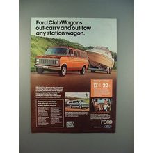 1981 Ford Club Wagon Van Ad - Out-Carry & Out-Tow